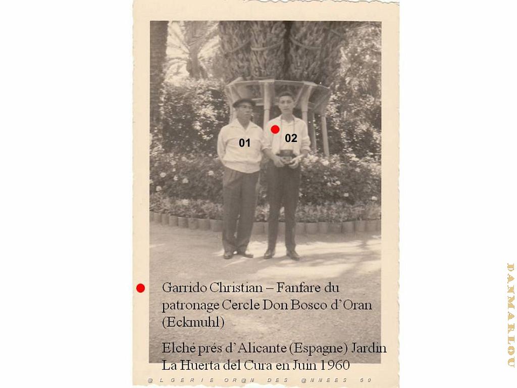 PATRONAGE ORAN D ECKMUHL LE CERCLE DON BOSCO 1960  (5) LA FANFARE EN ESPAGNE.JPG